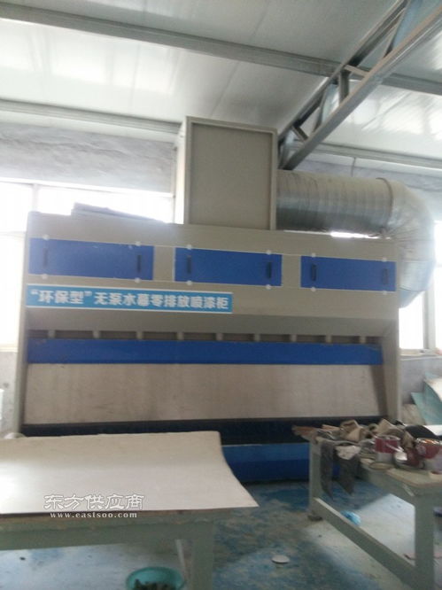 环保型无泵水帘喷漆台 大型家具厂专用讯达牌图片